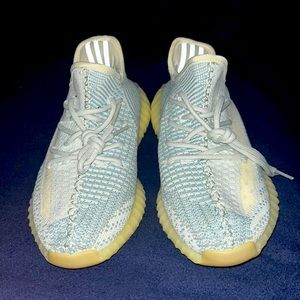 I am selling a pair of old yeezys never got to wear them out and out grew them